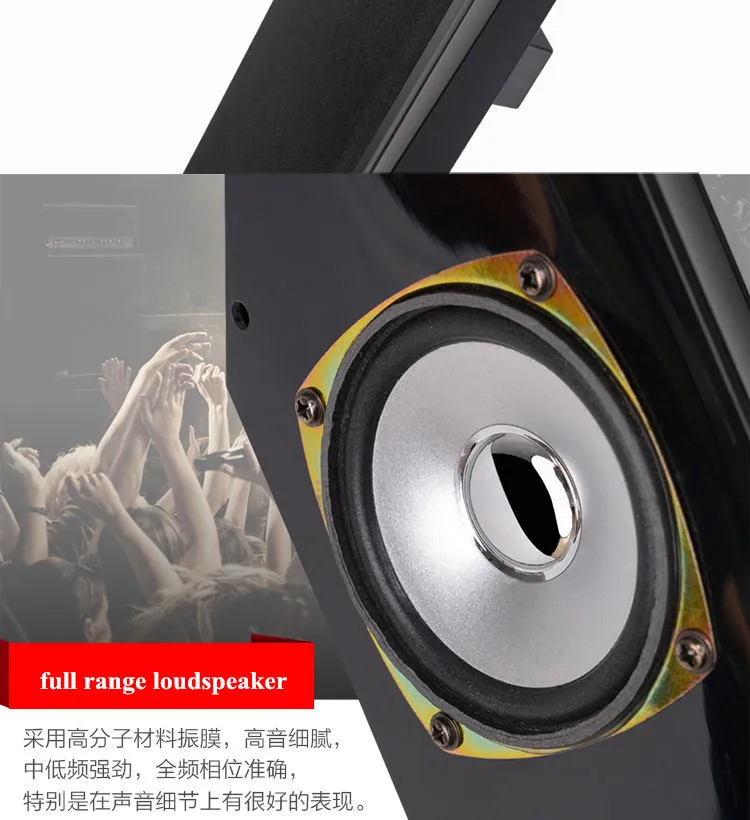 Настольный/настенный 5,1 Домашний кинотеатр комбинированный HiFi стерео усилитель мощности USB/SD/Встроенный Bluetooth/коаксиальный Оптический/USB 220 В