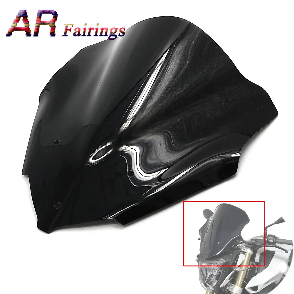 

2015-2017 For BMW F800R Motorcycle Double Bubble Windshield Windscreen Wind Deflectors ABS Plastic Glass F 800R 2015 2016 2017