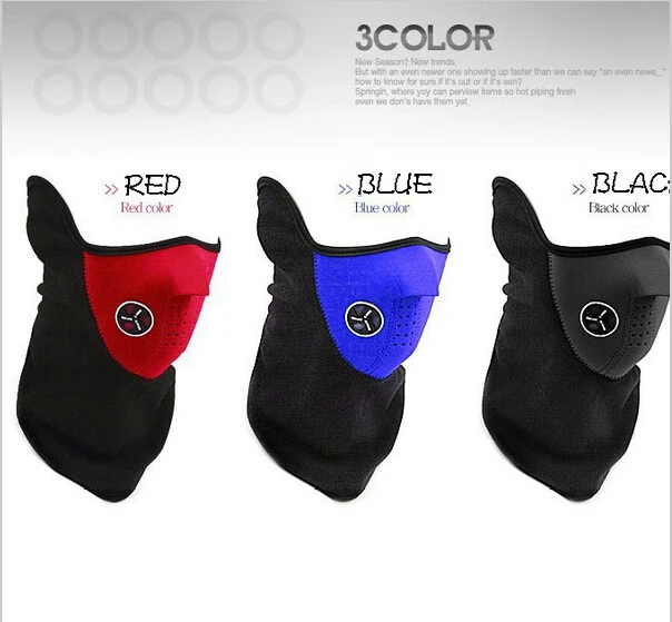 Уличная ветрозащитная велосипедная маска для езды на велосипеде флисовая Зимняя