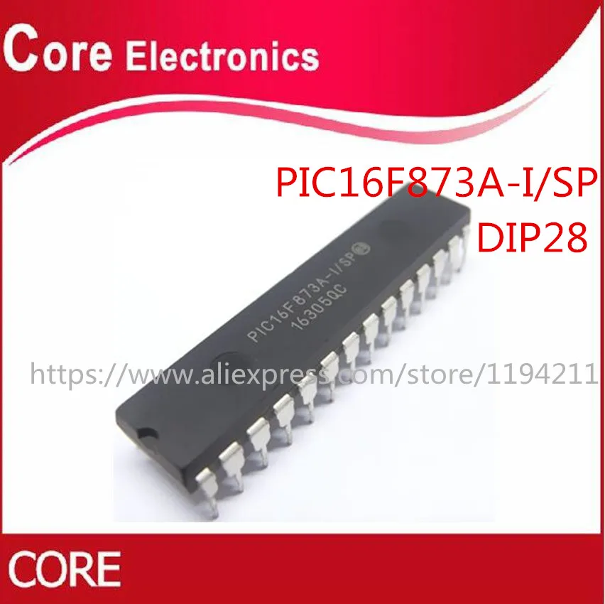 20 шт PIC16F873A I/SP DIP28|Интегральные схемы| |