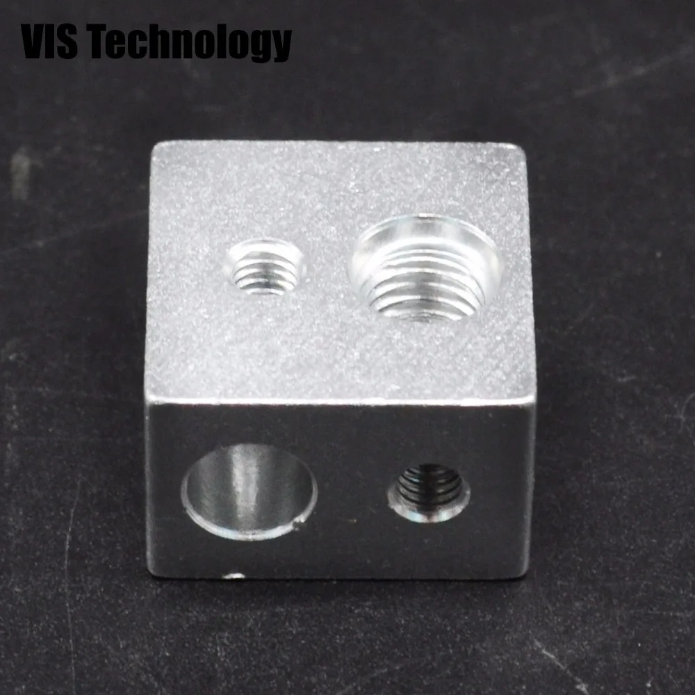 2 pcs MK10 Aluminum Extruder Heating Block 1.75mm filament for Makerbot MK10 3D Printer 2 pcs MK10 Aluminum Extruder Heating Block 1.75mm filament for Makerbot MK10 3D Printer