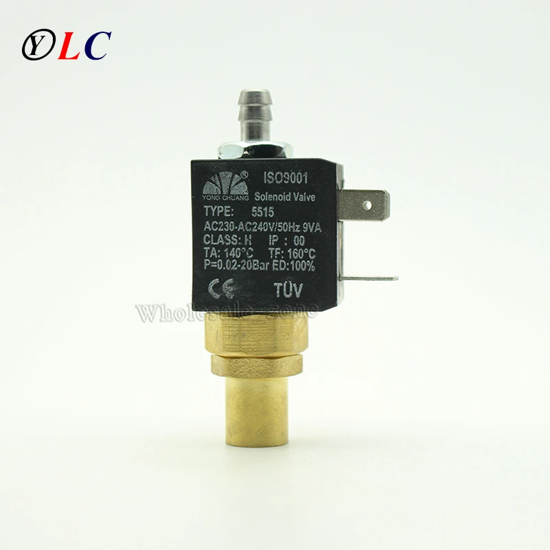 Нормально открытый N/O миниатюрный 2/2 Way AC 220V 1 5 мм латунный водяной пар горячая