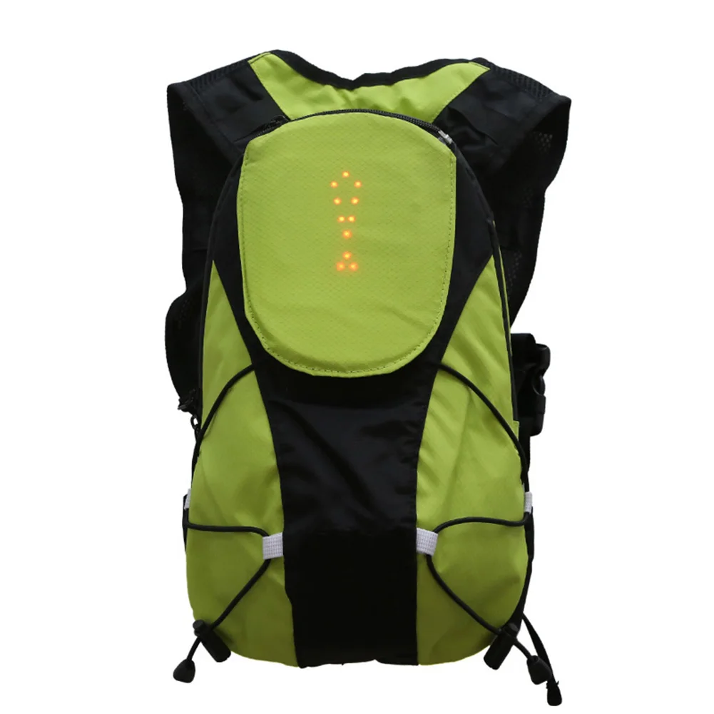 Унисекс Открытый Велоспорт Беспроводной поворотов Светодиодный рюкзак