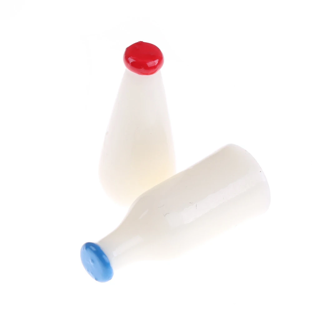 2 шт. Миниатюрная игрушка в виде бутылки для кукольного домика с молоком | Игрушки