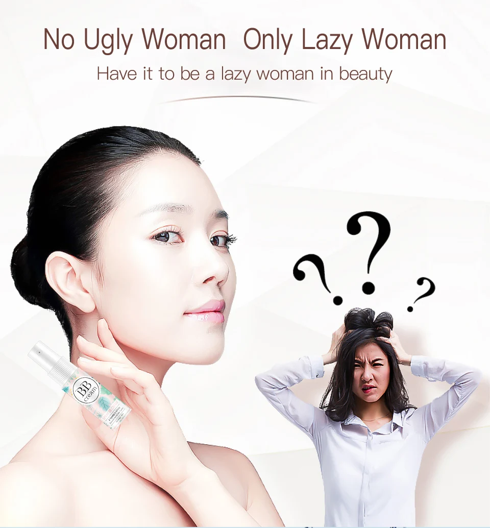 Summer Waterproof New Version Spray BB Cream Concealer Brighten Whitening Moisturizing Make-up Beauty Cosmetics
