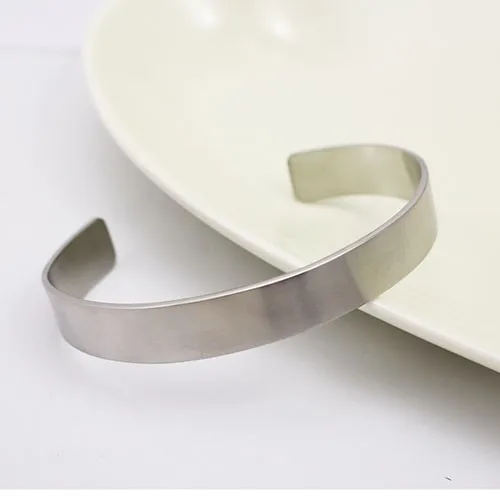 Элегантный Простой матовый браслет серебристого цвета браслеты на запястье