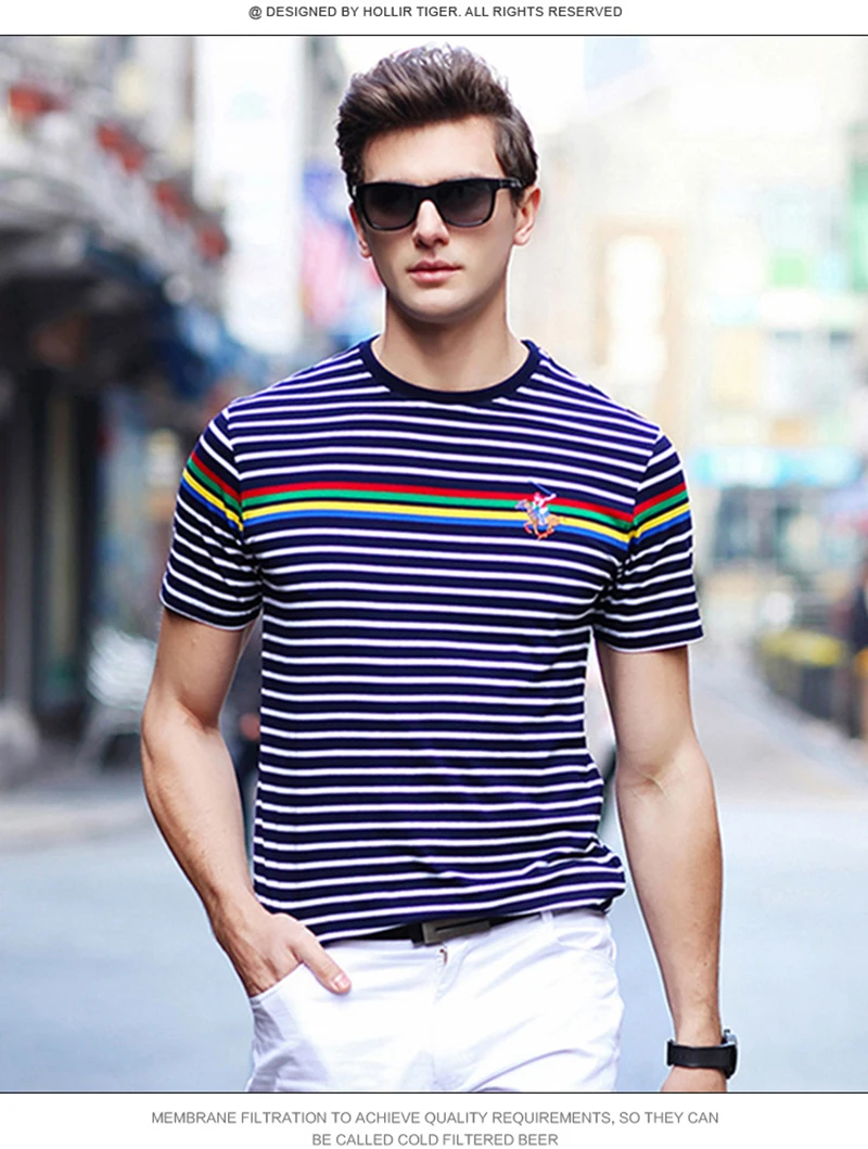 Marque De Mode Raye Hommes Polo Chemise A Manches Courtes Polo Shirt Hommes Dete Chemise повседневные топы рубашки мужские Vetements