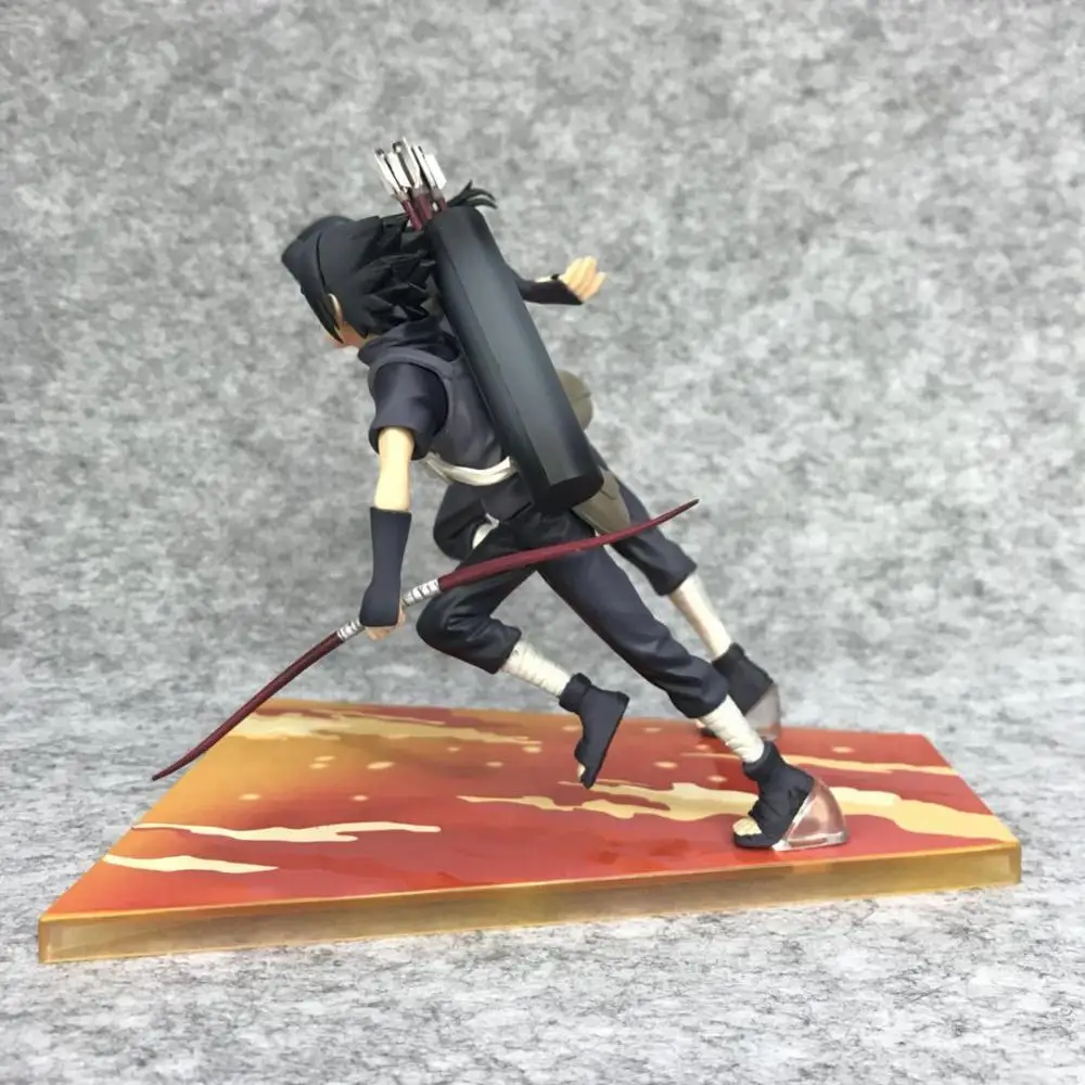 Аниме Фигурка 12 15 см Наруто доставка Uchiha Itachi & Sasuke ПВХ фигурка Коллекционная