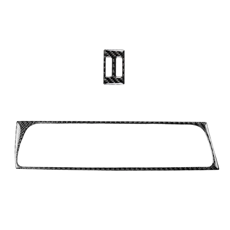 Для Audi A4 B8 2009 2010 2011 2012 2013 2014 2015 средняя консоль из углеродного волокна Крышка