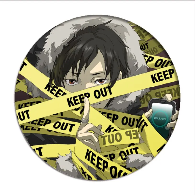 1 шт. DRRR 3Way противостояние DuRaRaRa! Значок косплея селти Стурлусон брошь рюгаминэ Mikado