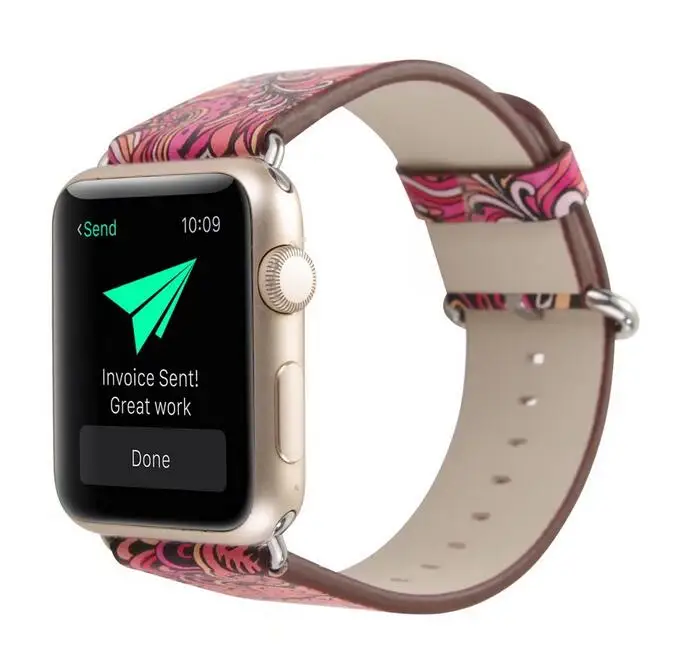 Национальный ремень для наручных часов iwatch, ремешок для наручных часов Apple Watch, версии кожаный ремешок 38/42 мм 40 мм 44 мм, версия 1/2/3/4/5