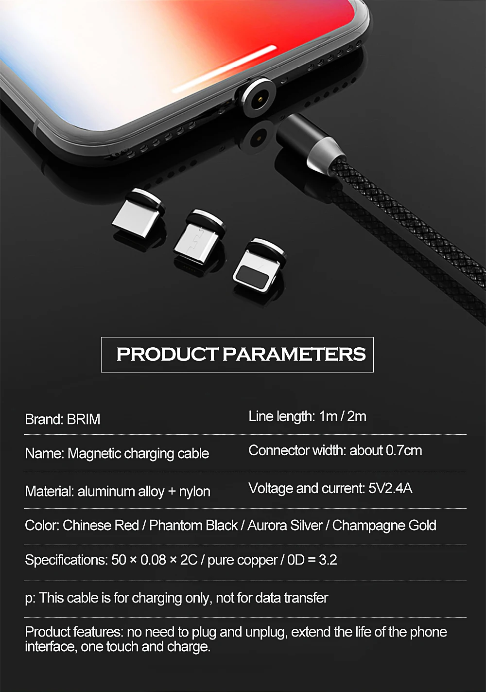 1 м обновленный светодиодный магнитный USB кабель для Iphone xs max 8 7 6 и Micro usb type C кабель для зарядного устройства для huawei Быстрая зарядка USB кабель