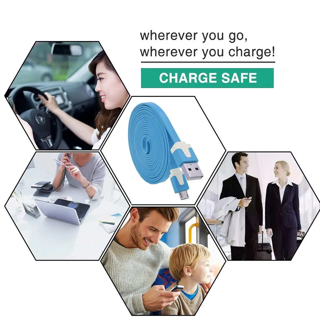 Micro USB кабель 1 м/2 м/3 м Быстрая зарядка синхронизации данных плоский Лапша кабель для samsung Xiaomi huawei LG htc Android телефонные кабели