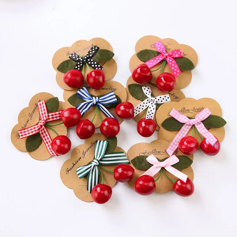 Новые заколки для волос детей и девушек красная лампа Пинапа винтажные