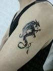 Водостойкие Временные татуировки Стикеры, крутые мужские татуировки с тотемом дракона, флэш-тату, поддельные татуировки для мужчин и женщин