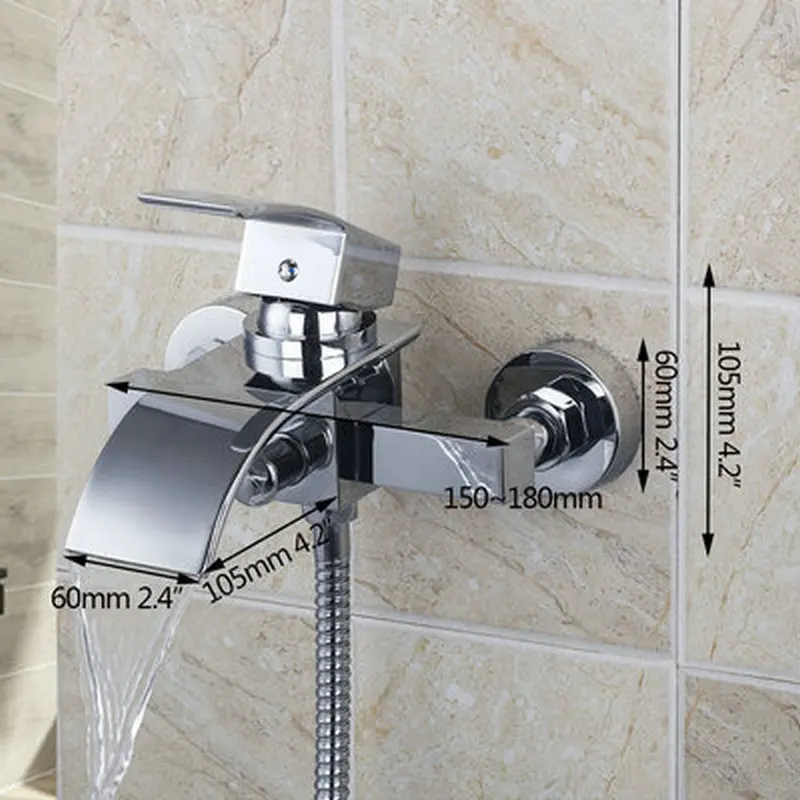 Bathtub Shower 9 Monite водопад стеклянная ванная смеситель для душа Твердый латунный Смеситель для ванны смеситель с ручной душевой насадкой набор душевых смесителей - Цвет: Bathtub Shower 9