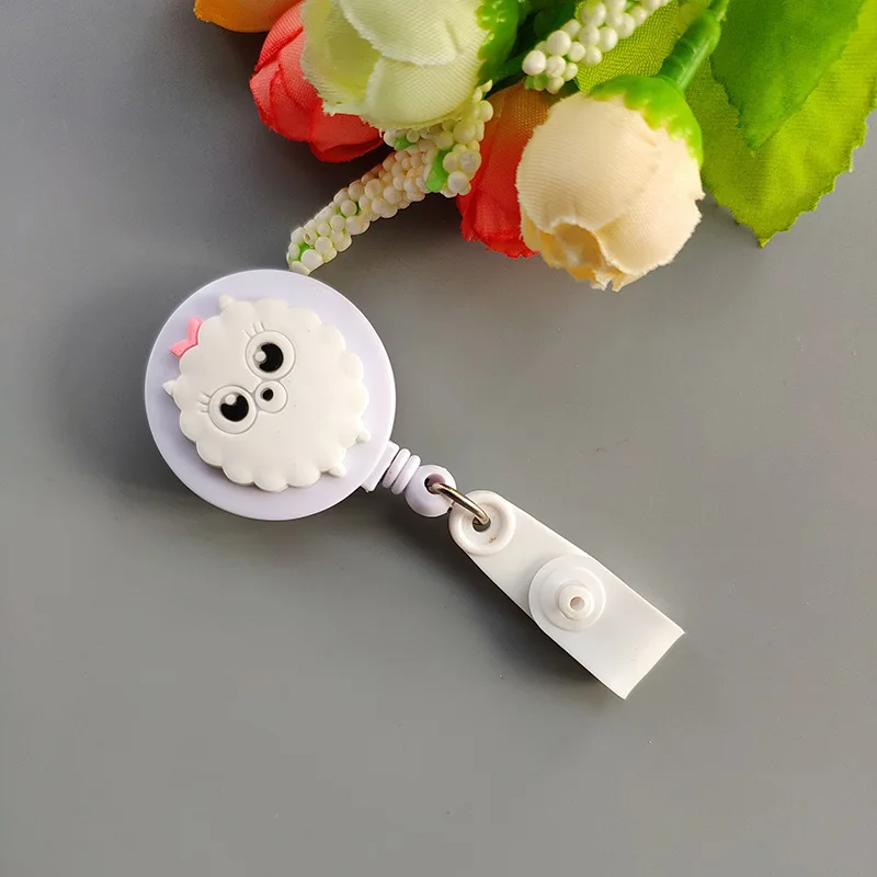 10 PCS Cartoon Nursing Retractable Badge Holder Nurse Badge Holder Badge Reel Retractable for Work Id Card Holder Nurse Gift - Цвет: 06