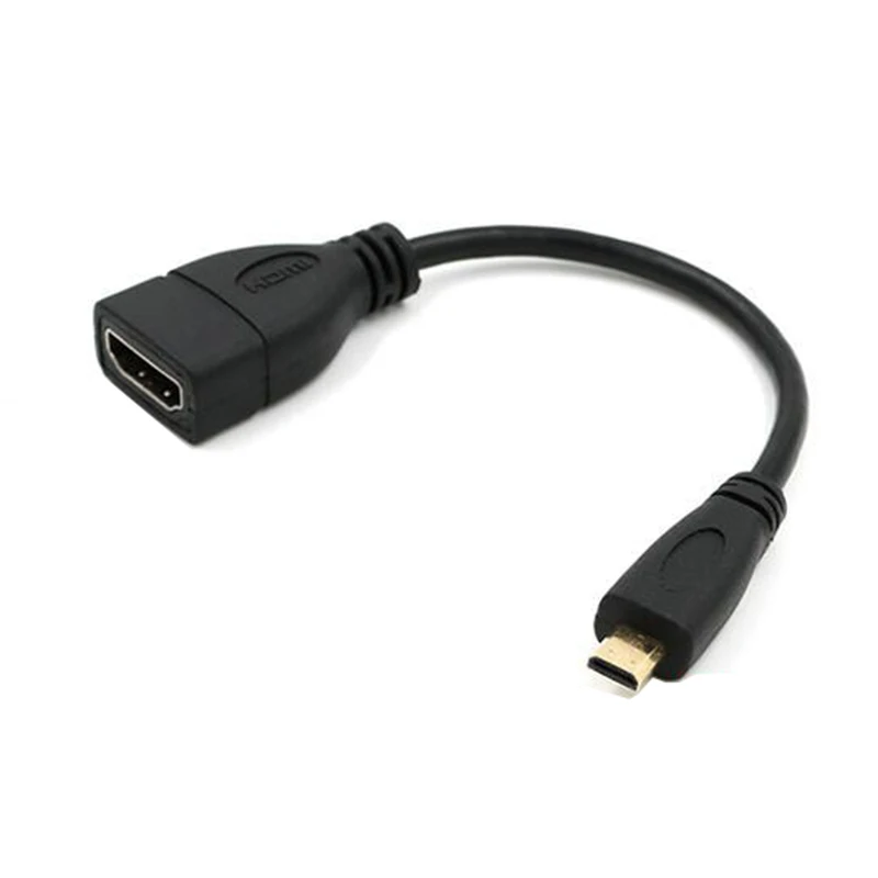 Адаптер преобразователь Micro HDMI Type D папа мама для 1080P HDTV ПК адаптер ноутбука|Кабели