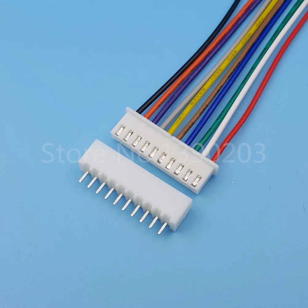 50 комплектов XH2.54 10Pin одноконец 15 см 24AWG провод к плате Соединительный Соединитель