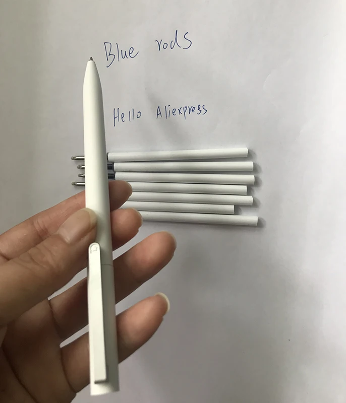 Оригинальная ручка-знак Xiaomi Mijia, 9,5 мм, ручка-знак, швейцарская сменная ручка MiKuni, Япония, черные чернила,, 1 шт., синие чернила