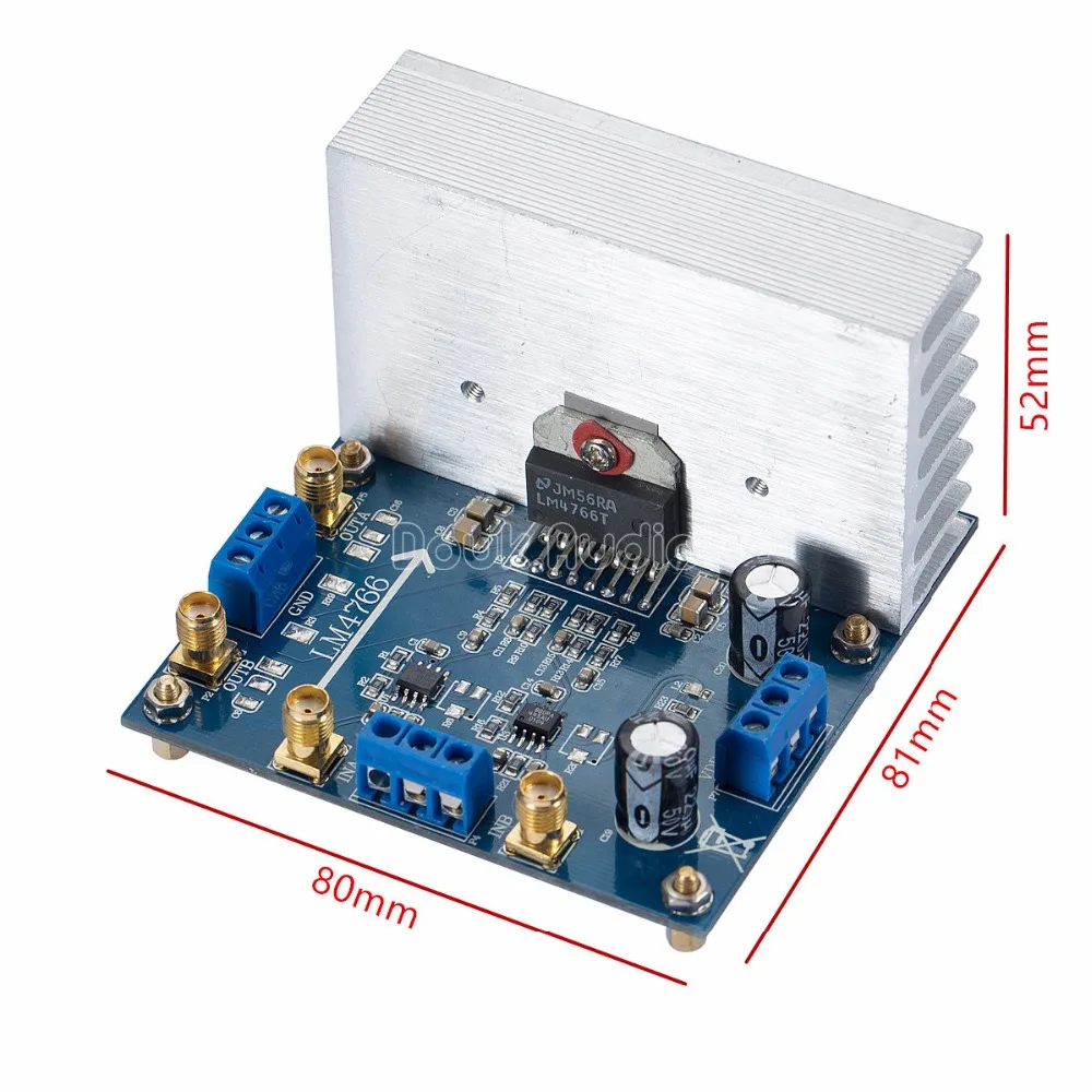 Усилитель мощности LM4766 двухканальный модуль Amp Board 30 Вт Высокое