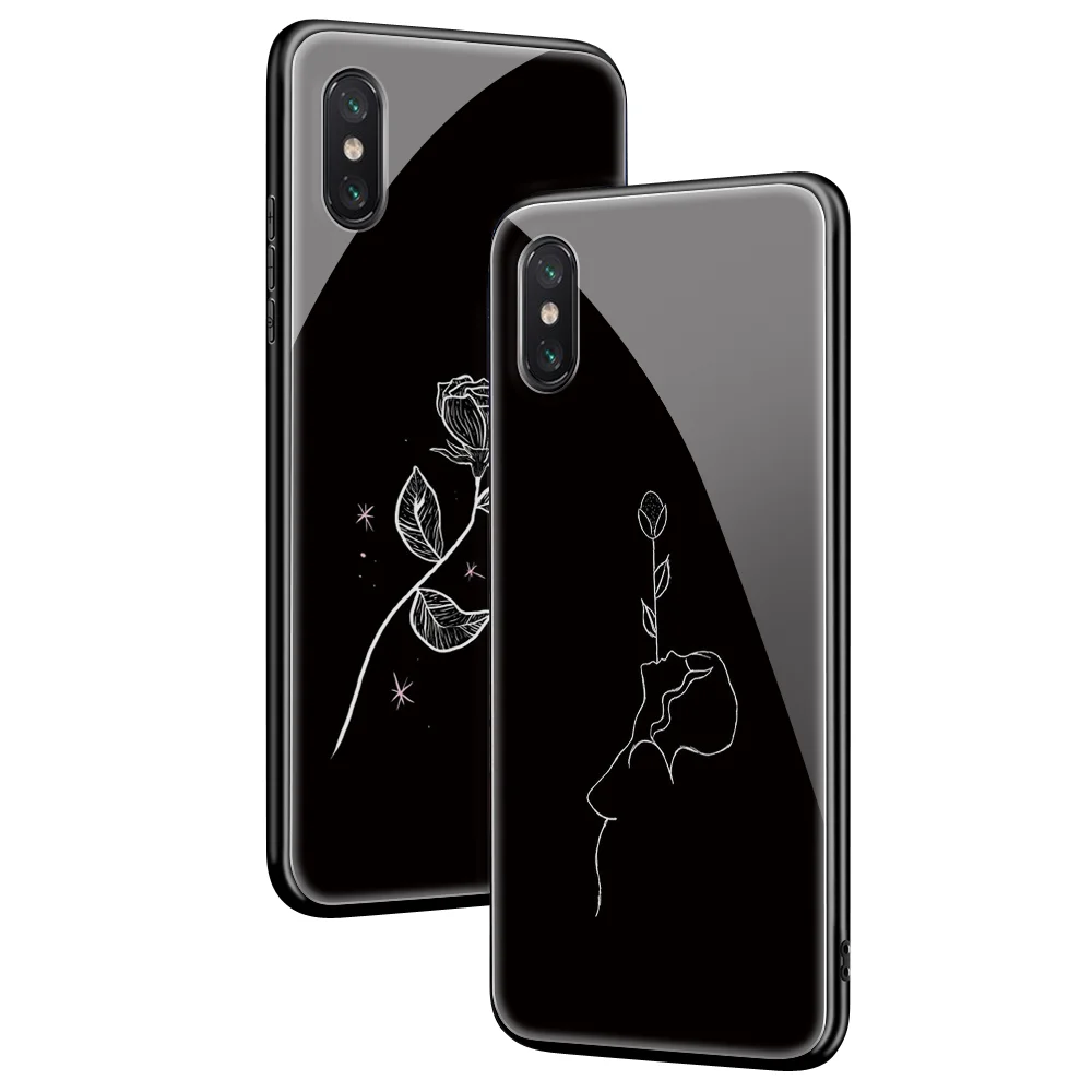 Заказной стеклянный чехол для телефона для iphone 11ProMax X 10 7 Plus 6s 6 capa DIY чехол из закаленного стекла для телефона для iphone XS 8 MAX XR 5 Simple