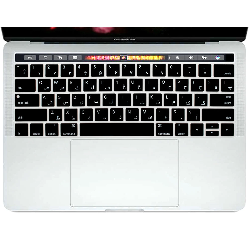 Чехол для клавиатуры на арабском английском американском нового MacBook Pro 13 дюймов