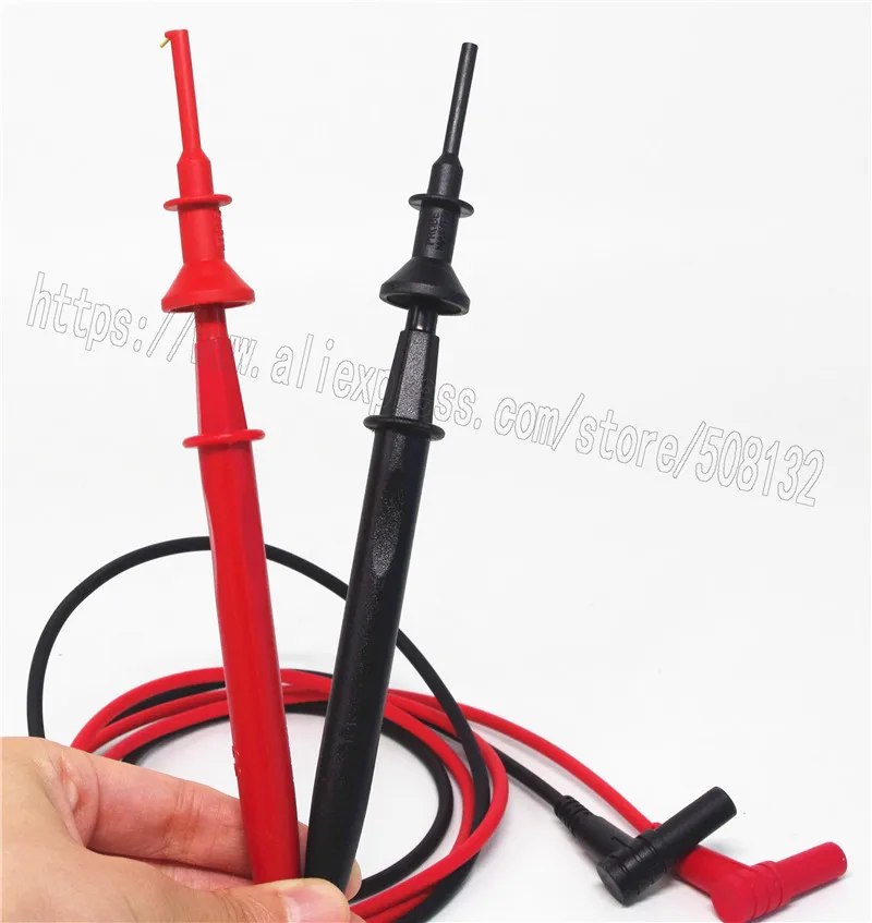Изолированный ПВХ 4 мм испытательный острый наконечник с винтом + крючок для