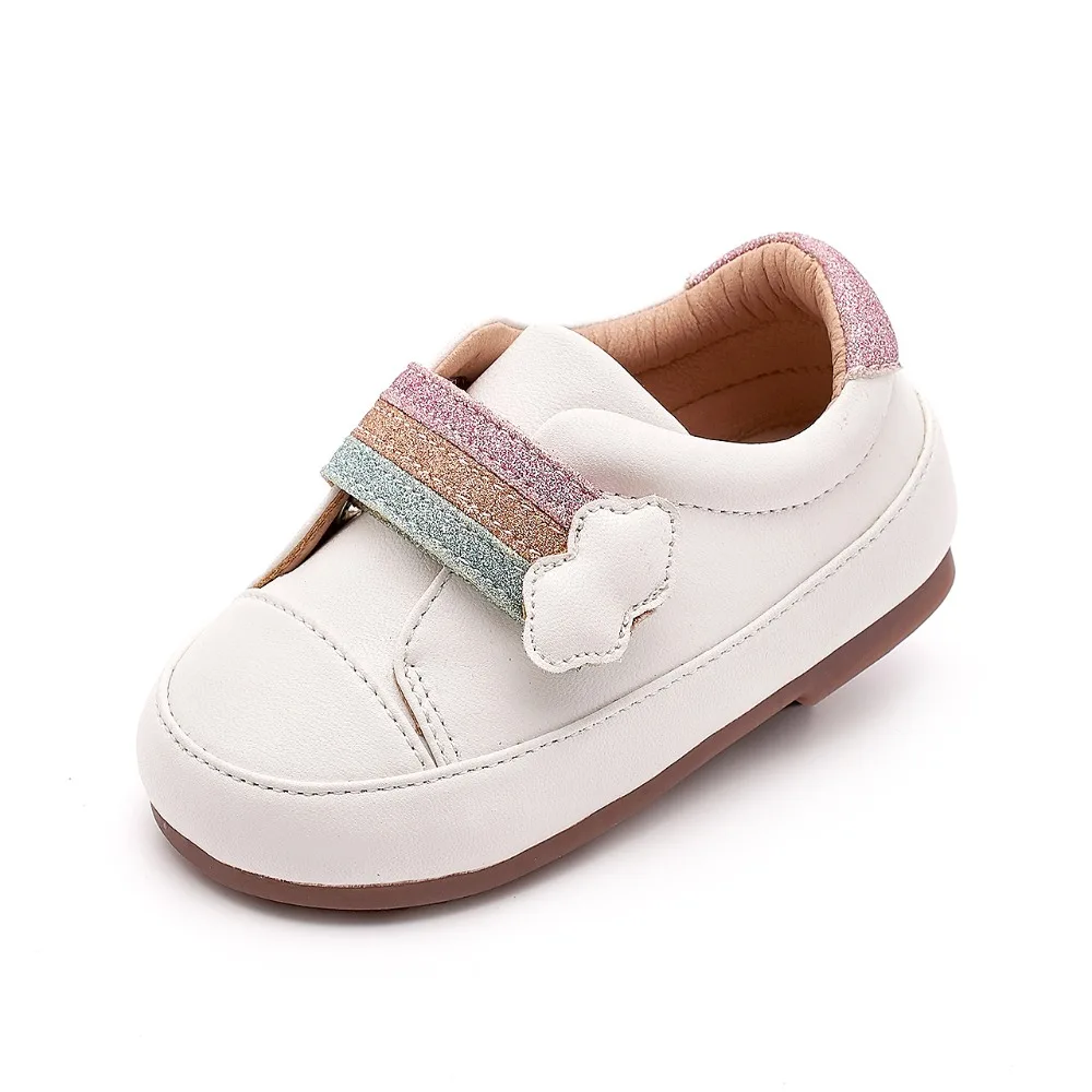 Mr.baby Original kids shoes 2019 New Spring and Autumn Lovely Shining Rainbow Cloud Girl Boy Toddler Sports | Детская одежда и
