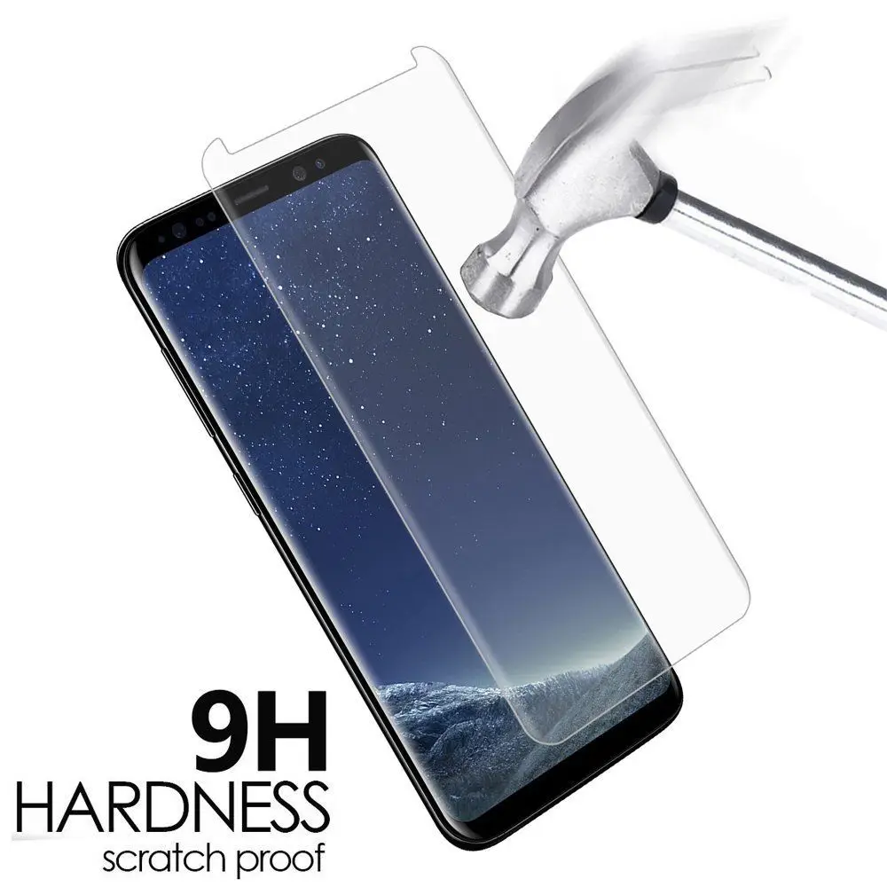 HOPCHAM 3D изогнутое закаленное стекло с полным покрытием для Samsung Galaxy S8 Защитная