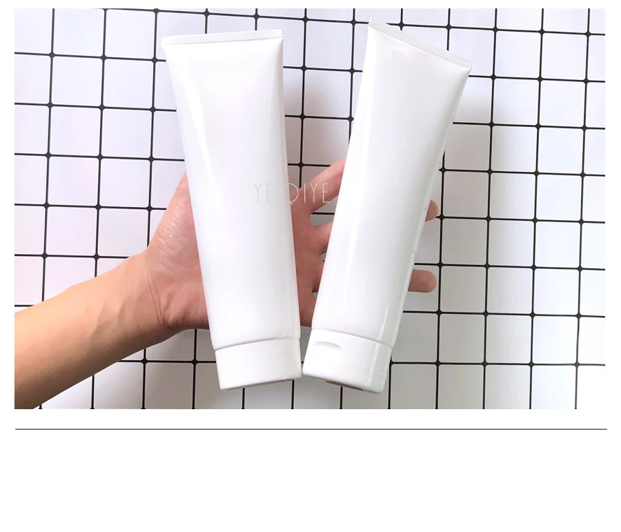 3/5/10/15/20/30/40/50/60/80/100/120/150/200/300 мл белая Пластик Мягкая трубка Многоразового Использования Косметики крема лосьона Squeeze пустые бутылка