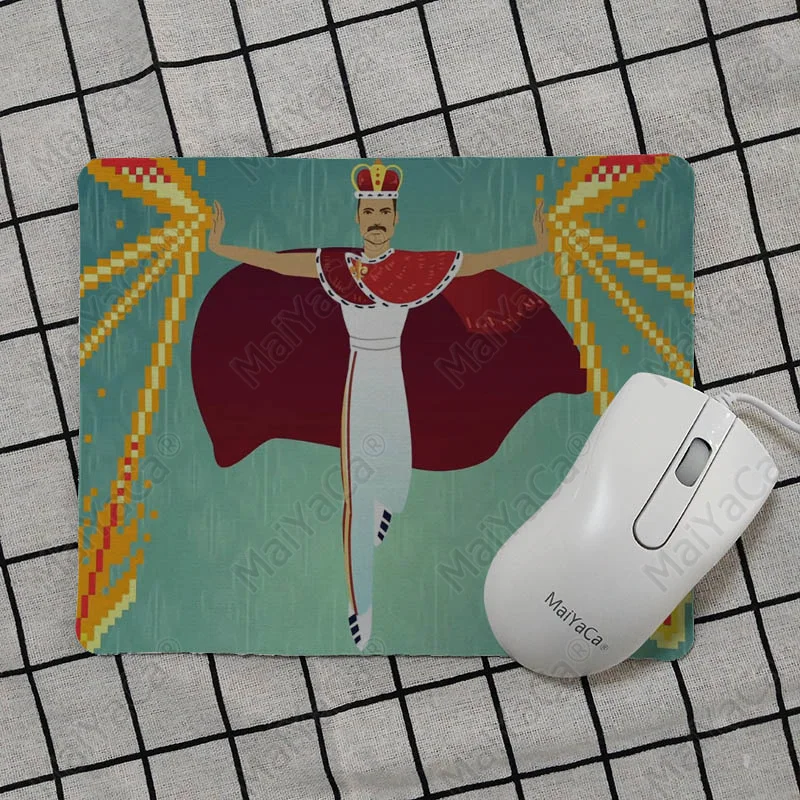 No Lock Edge18x22cm MaiYaCa Vintage Cool Freddie Mercury Customized laptop Gaming mouse pad Top Selling Wholesale Gaming Pad mouse - Цвет: No Lock Edge18x22cm