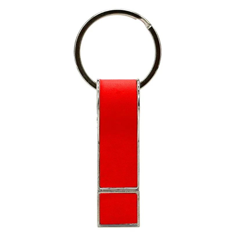 Key Ring Business Pu Leather USB 2.0 Flash Memory Stick Card Pen Drive 8GB 32GB External Storage 64GB Keychain Usb Cle | Компьютеры и