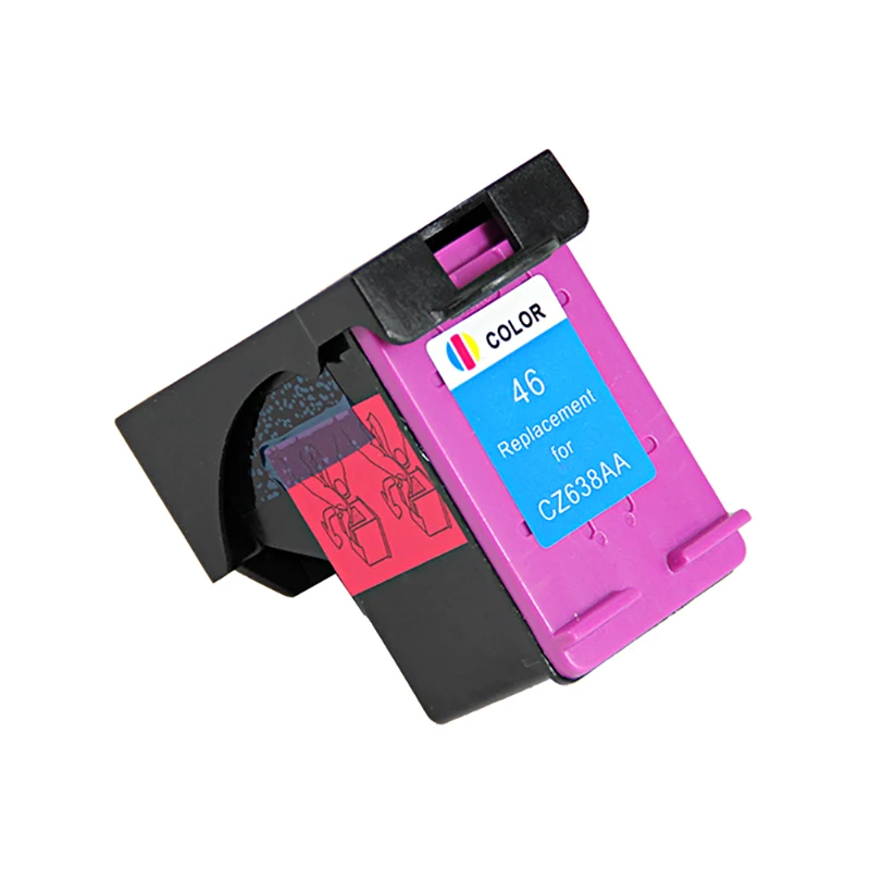 Картридж для струйного принтера HP 46 2020 2520hc|replacement cartridge|inkjet color printercartridge for hp |