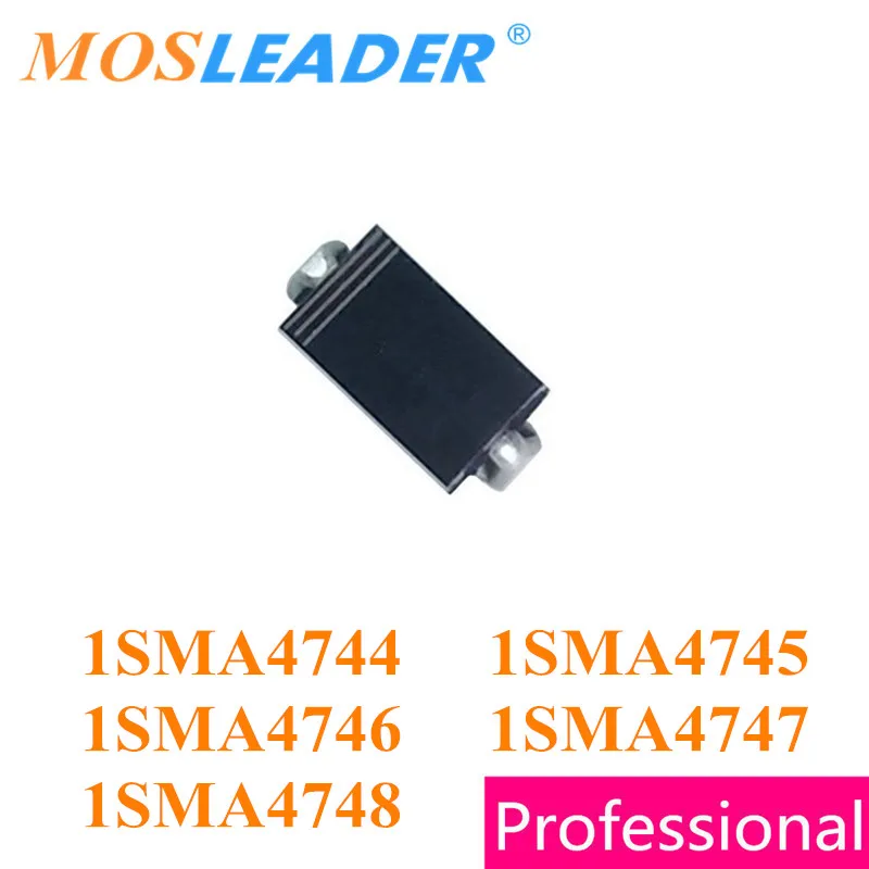 Mosleader 1000 шт. SMA DO214AC 1SMA4744 1SMA4745 1SMA4746 1SMA4747 1SMA4748 1SMA4744A 1SMA4745A 1SMA4746A 1sma474747a | Электроника