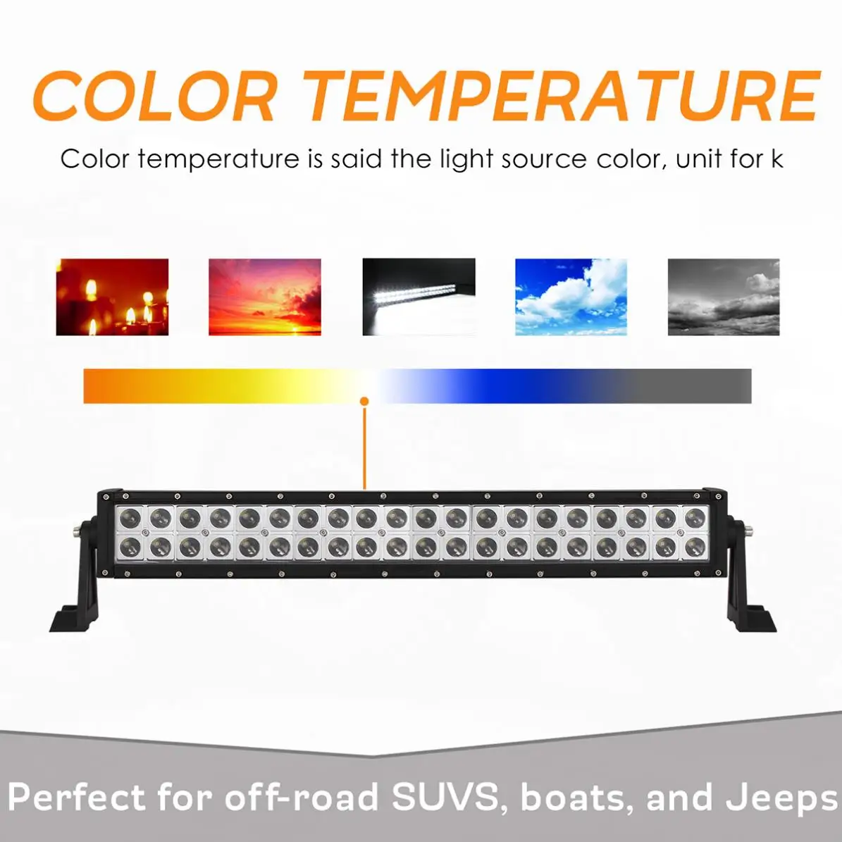 21 Inch 200W 2 Rows 6000K Waterproof White Car Led Work Light Bar for Off-Road Suv Boat 4X4 Jeep JK 4Wd Truck 12V-24V | Автомобили и