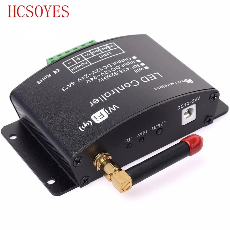 DC12v-24V 2,4 г светодиодный контроллер Wi-Fi с ВЧ сенсорная панель дистанционного Led диммер/цветовой температуры/RGB контроллер
