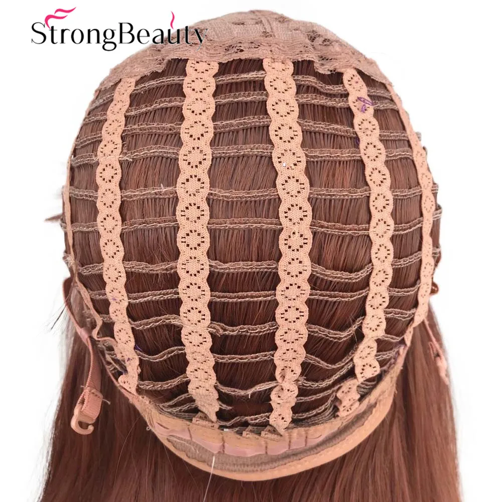 Strong Beauty Long Straight Wig Auburn Hair Neat Bang Hairstyle Women Synthetic Wigs
Strong Beauty Long Straight Wig Auburn Hair Neat Bang Hairstyle Women Synthetic Wigs