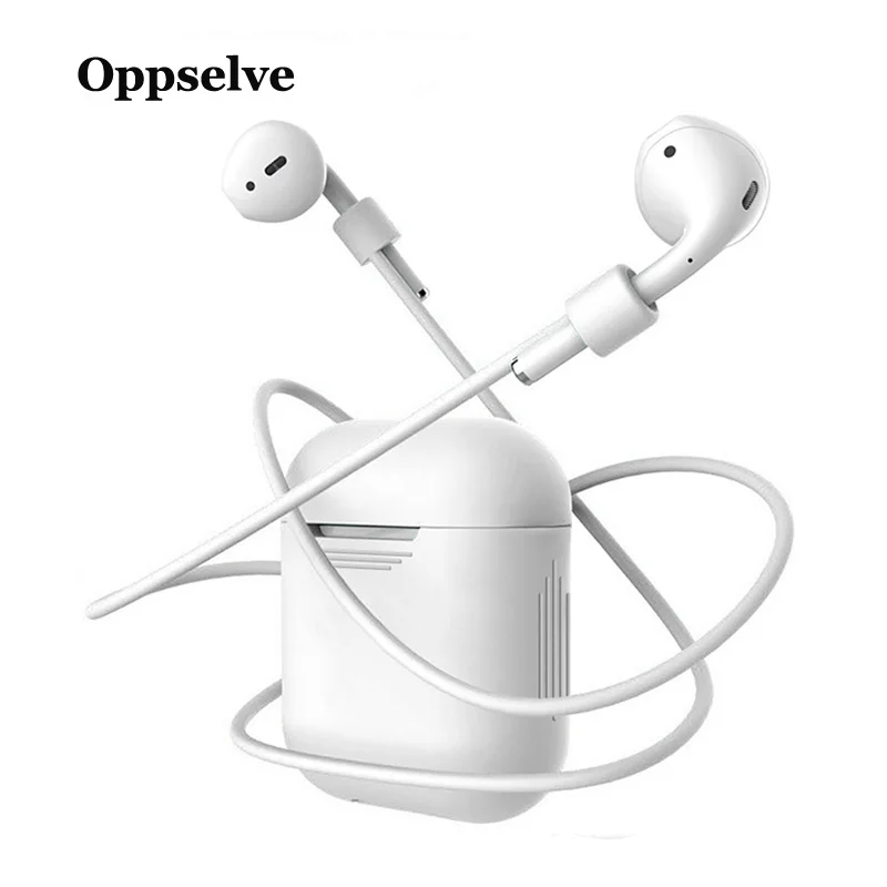 Oppselve силиконовый чехол для Airpods защитный Apple зарядки с защитой от потери Airpod Air