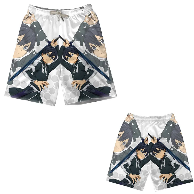 Летние пляжные шорты для мужчин и женщин Cosroad с изображением меча онлайн| |