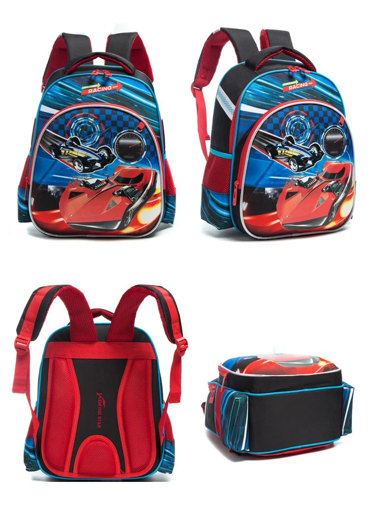 New Children School Bags Grade 1-3-5 Orthopedic Cartoon Laptop Backpacks Kids Large Capacity School Bags For Boys