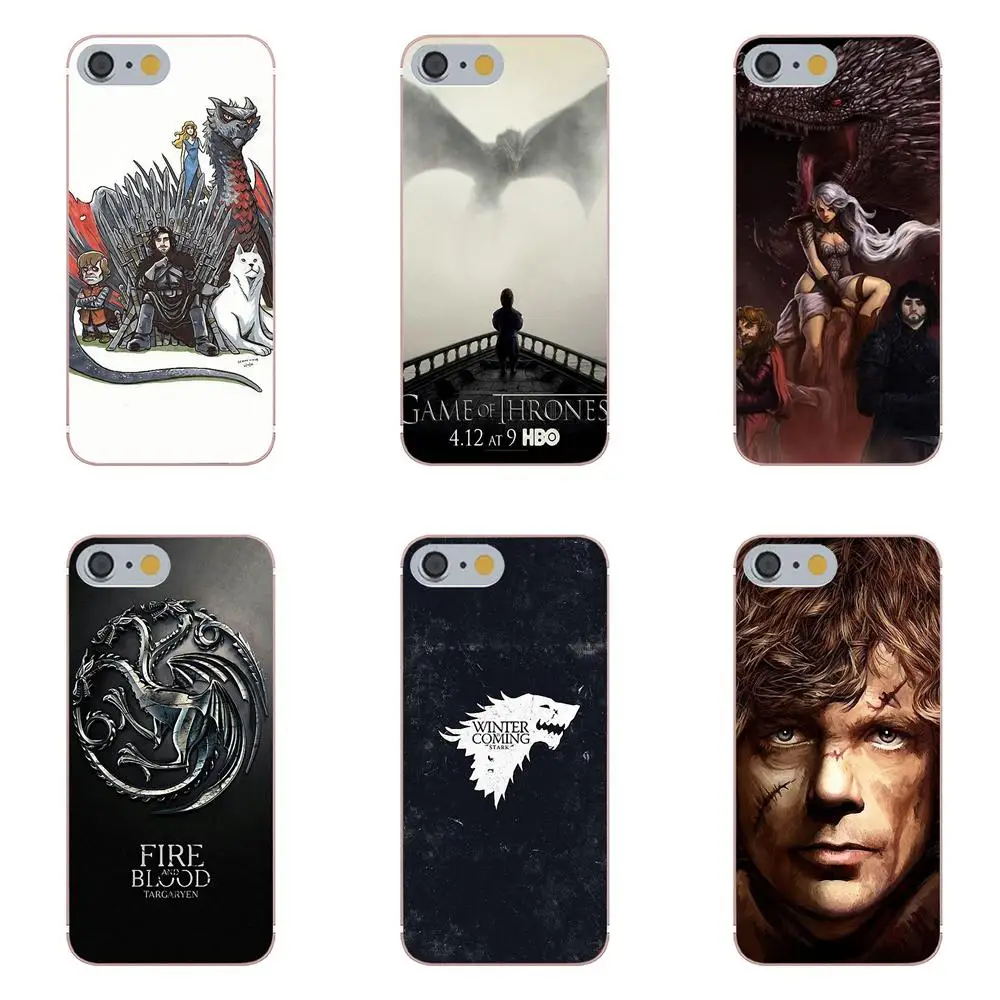 Мягкий чехол для телефона Thrones Daenerys Dragon Jon Snow Tyrion Galaxy Alpha Core Prime Note 4 5 8 S3 S4 S5 S6 S7 S8 S9 mini
