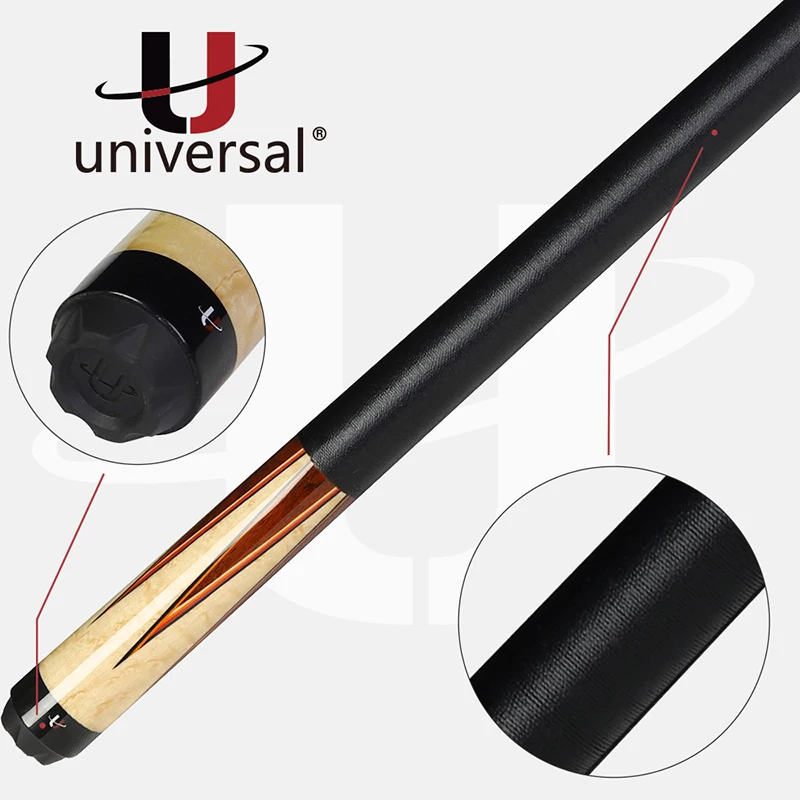 Universal UN112-3 Pool Cue Stick Kit Billiard 12.9mm Tip Technology Maple Shaft for Athletes Fine Billiar 2019 | Спорт и развлечения
