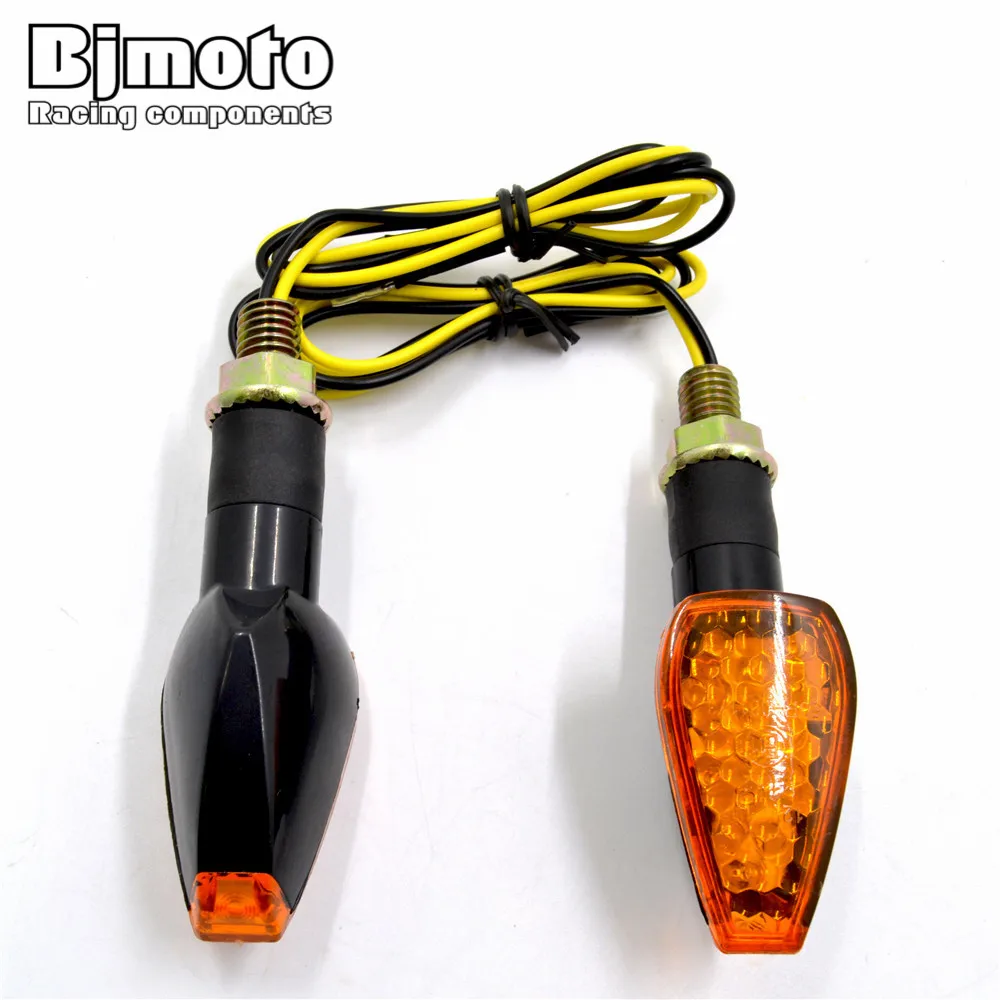 Мотоциклетные поворотники Bjmoto светодиодные индикаторы поворота для мотоциклов