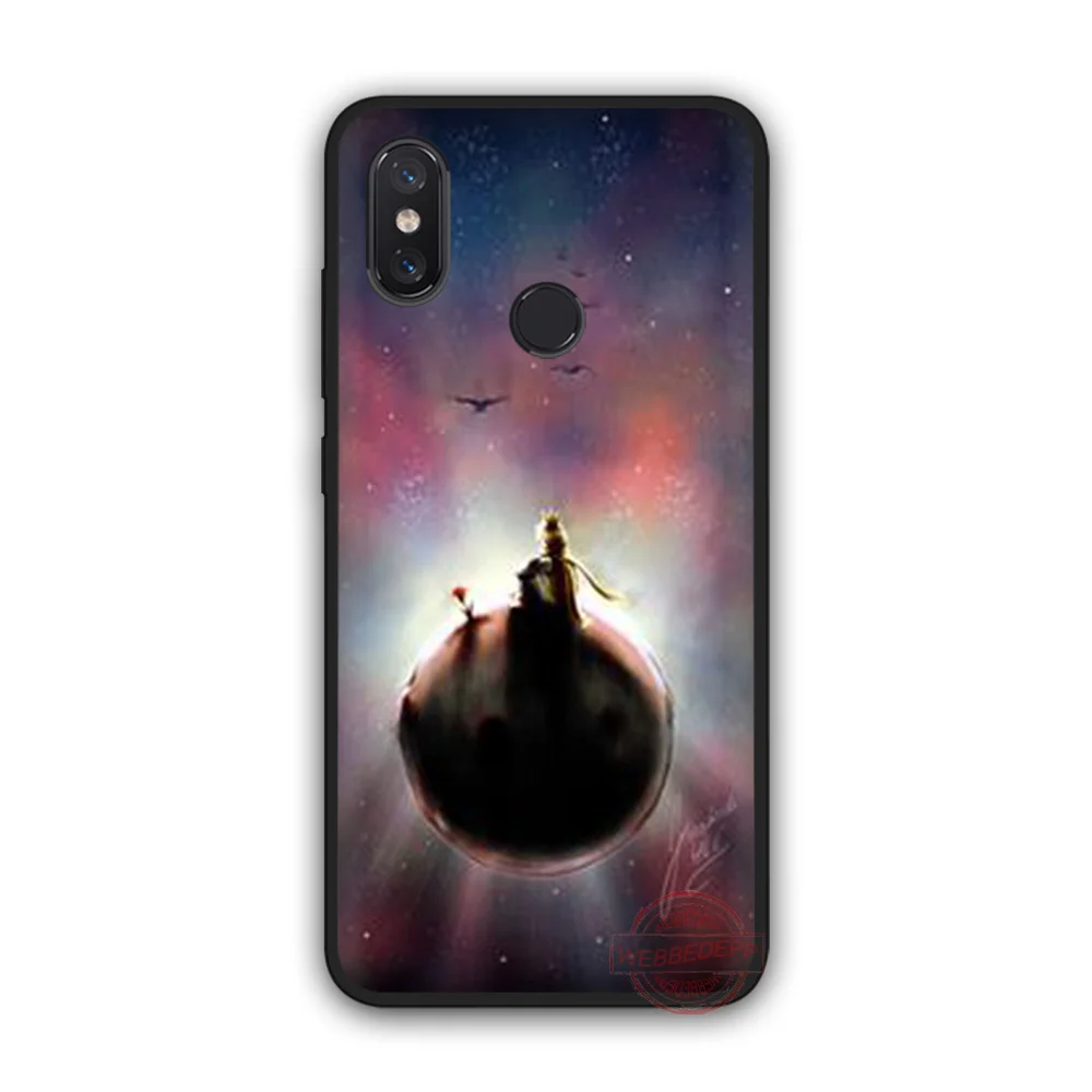 WEBBEDEPP Little prince rose fox TPU phone case for Xiaomi Mi 6 8 A2 Lite A1 F1 9 MAX 3 SE |