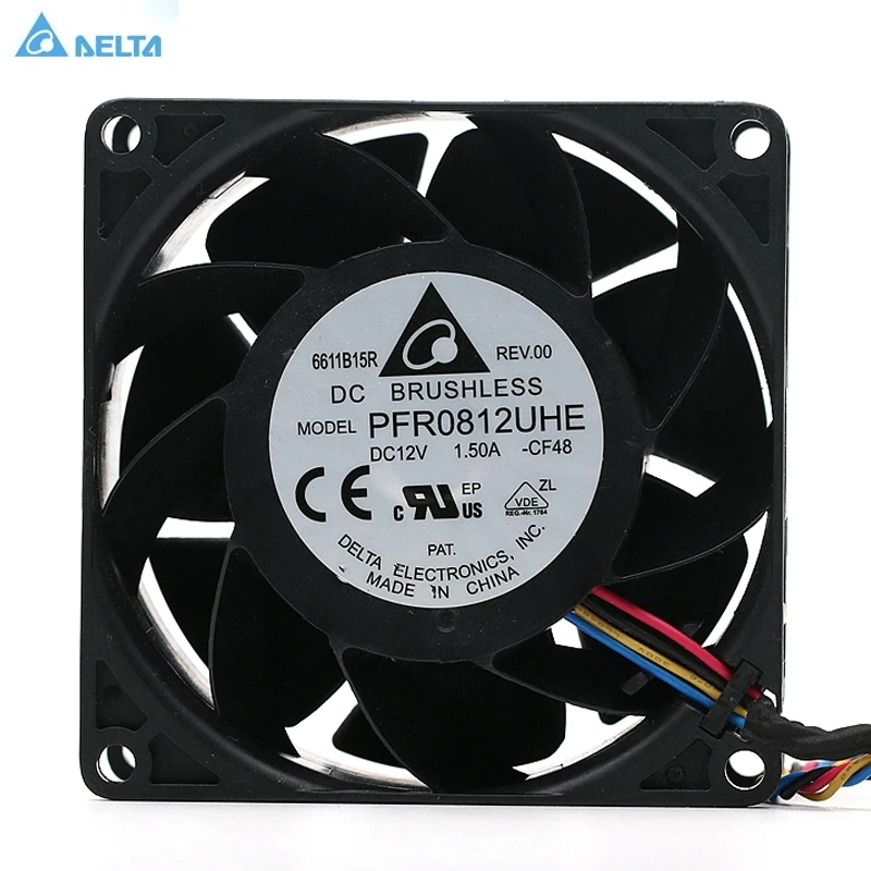 Для delta fan PFR0812UHE 8038 1.50A 12V четыре линии ШИМ большой объем воздуха корпус