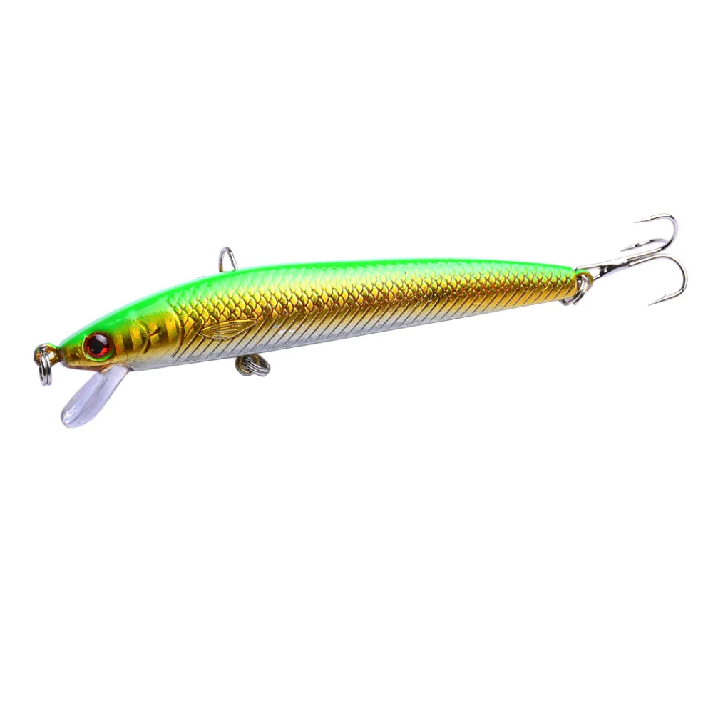 1PCS Hot Model Fishing Lure Minnow Hard Bait 9.5cm 9g Crankbait Wobblers Jerkbait Peche Bass Trolling Artificial ZH005 | Спорт и