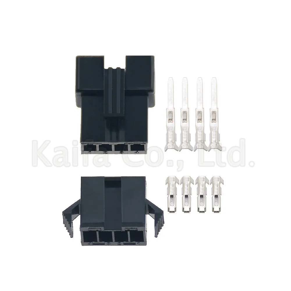 (20 компл./Лот) (разъемы | SM) SM 4Pin шаг 2 54 мм женский и мужской корпус + клеммы 4P JST