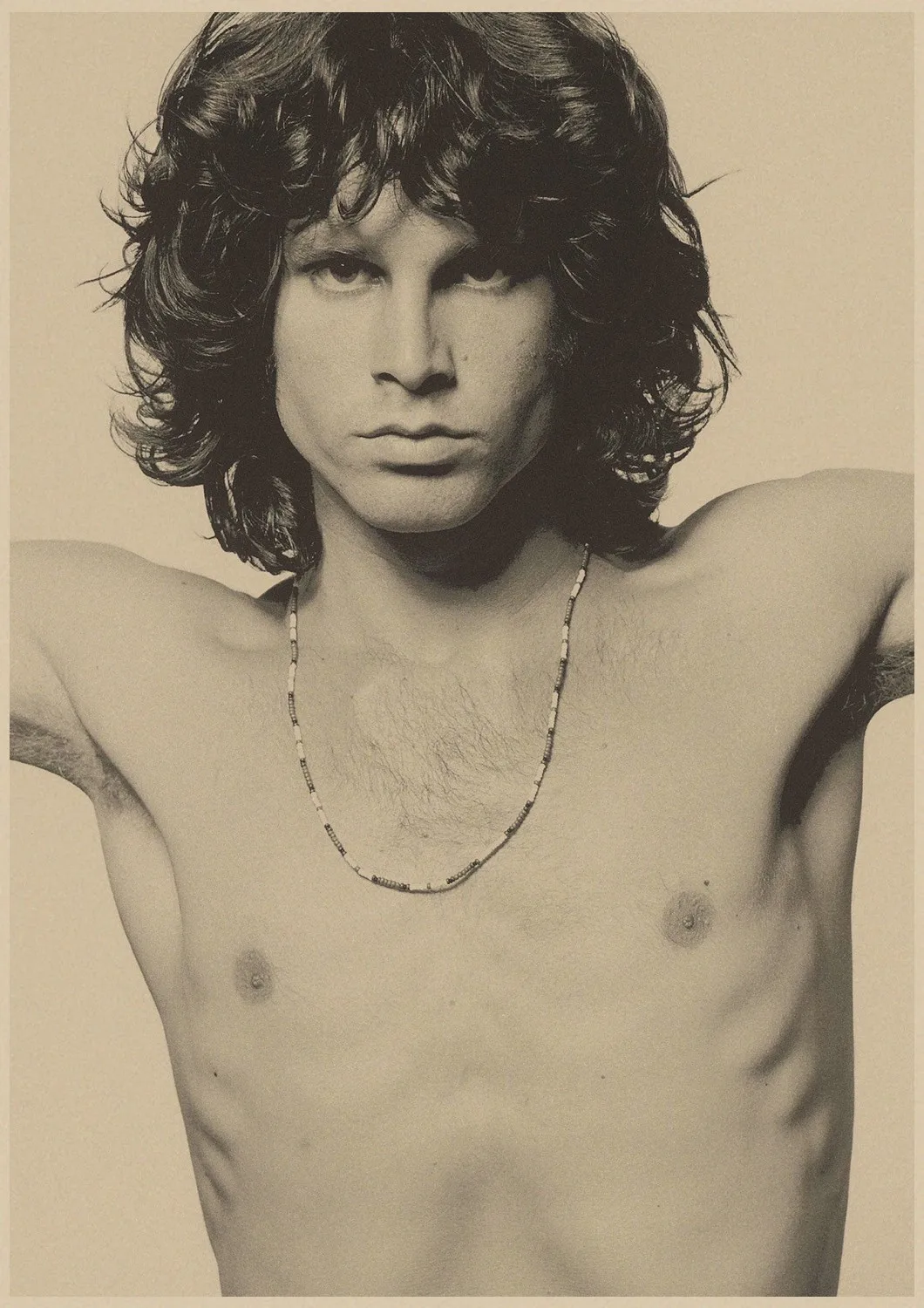 22 The Doors Jim Morrison Винтаж Ретро Рок-Группа Музыка Гитара матовая крафт-бумага плакат Настенная Наклейка домашний декор A1 - Цвет: 22