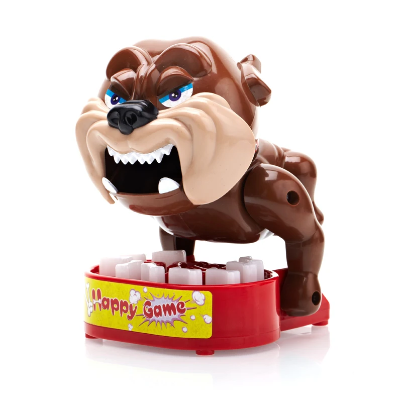 Укус пальца бульдог игрушки не берите бастер кости берегись злая собака игры и